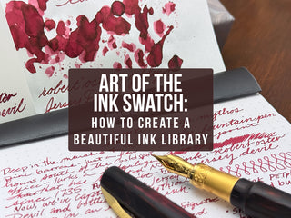 Ink swatch splats Robert Oster Signature Jersey Devil