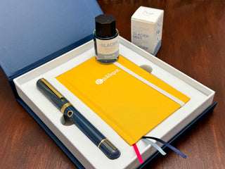 Mystery Dip Fountain Pen, Ink, and Notebook Set exclusively made for the Goldspot Mystery Dip