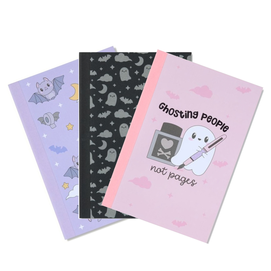 Esterbrook x Sweet Kawaii Design Pastel Halloween Notebooks - 3 Piece Set