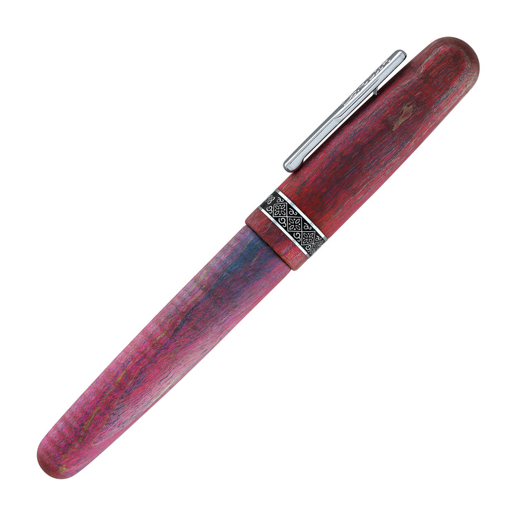 Conklin 1898 Stabilized Wood Fountain Pen in Matte Purple with Chrome Trim - Limited Edition