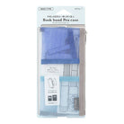 Midori Book Band Pen Case for B6 to A5 in Mesh Light Blue