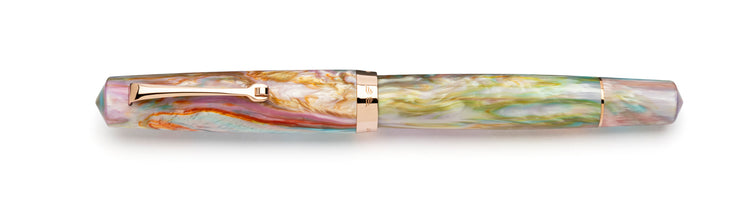 Leonardo Momento Magico Fountain Pen in Fantasie Primary Manipulation 4, Rose Gold Trim
