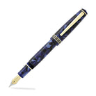 Laban Grecian Fountain Pen in Blue Marble Fine Fountain Pen