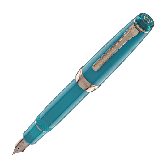 Sailor Pro Gear Regular Fountain Pen in Lucky Charm 2 Translucent Clover Teal