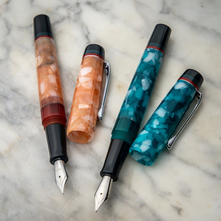 Opus 88 Minty Fountain Pen in Light Blue