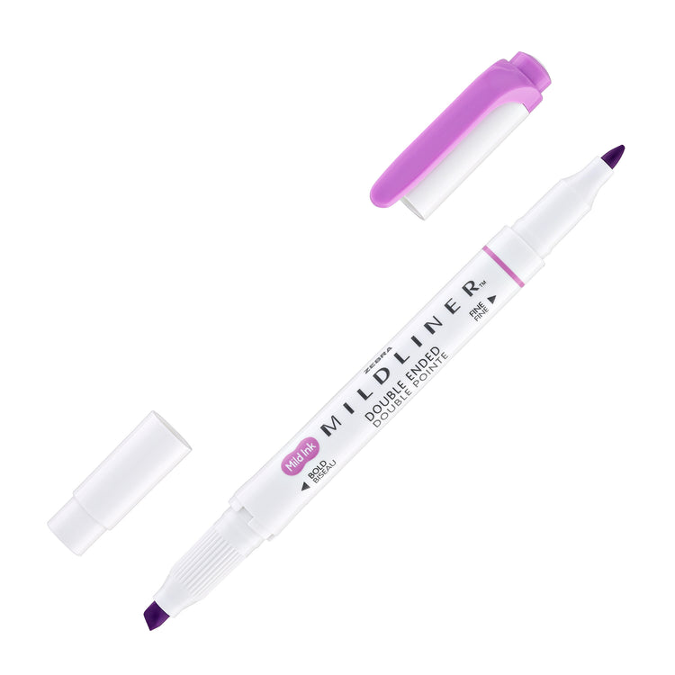 Zebra Mildliner Dual-Tip Highlighter in Magenta