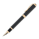 Monteverde Innova Fountain Pen in Matte Carbon with Rosegold Trim