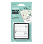Midori Paintable Stamp Pre-Inked in Bird