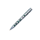 Conklin Endura Deco Crest Ballpoint Pen in Green with Chrome Trim