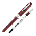 Conklin Streamline Fountain Pen in Matte Sunset Medley with Chrome Trim - Limited Edition