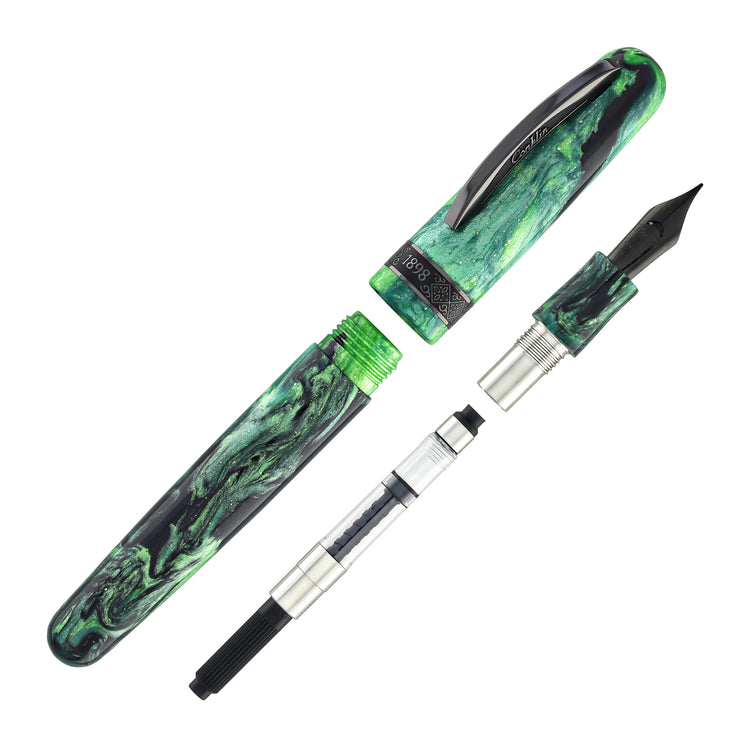 Conklin 1898 Fountain Pen in Clover Valley with Gunmetal Trim - Limited Edition