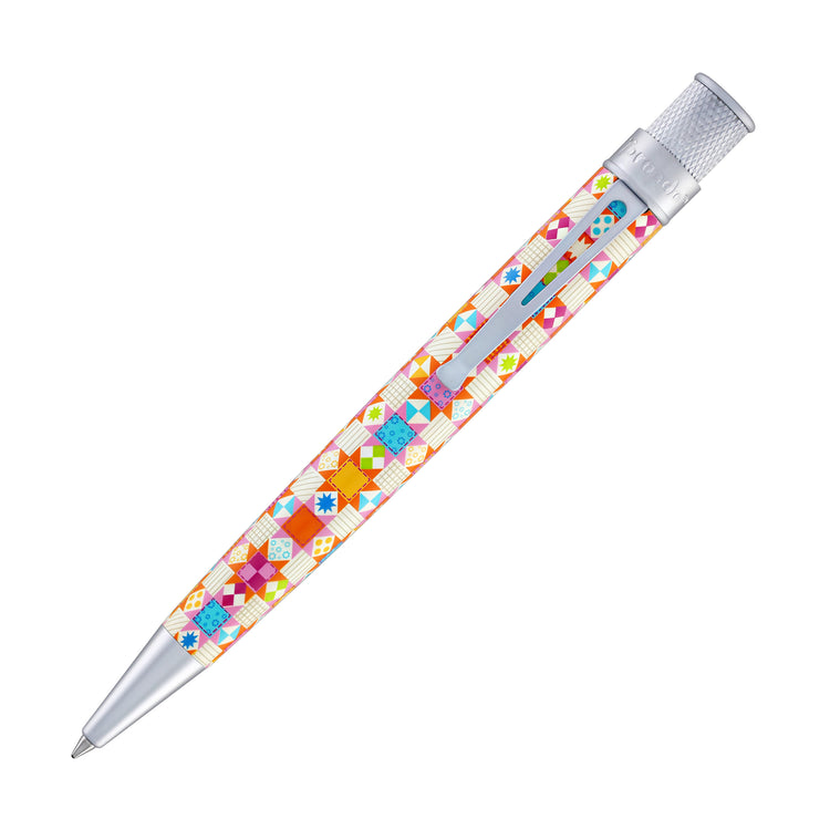 Retro 51 Tornado Vintage Metalsmith Rollerball Pen in Patchwork