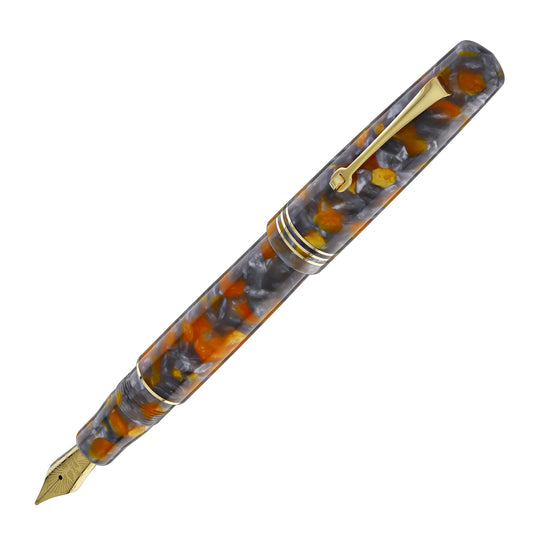 Leonardo Momento Zero Fountain Pen in Lava e Cenere