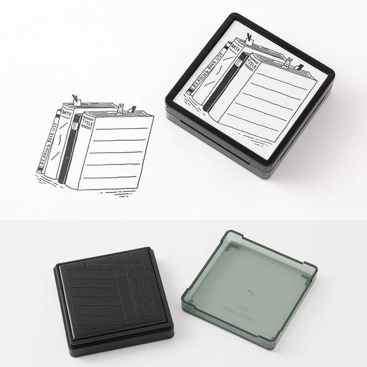 Midori Paintable Stamp Pre-Inked in Book
