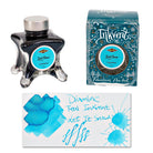 Diamine Inkvent Teal Edition Chameleon Bottled Ink in Let it Snow - 50 ml