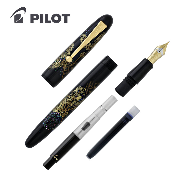Namiki Yukari Fountain Pen in Pine Needle - 18K Gold