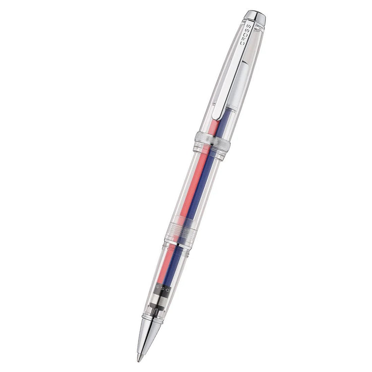 Cross Lume Americana Ballpoint Pen Decorative Refill Gift Set in Translucent Clear Resin