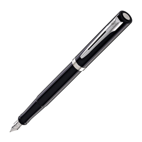 Waterman Impression Fountain Pen in Black with Palladium Coated - Fine Point