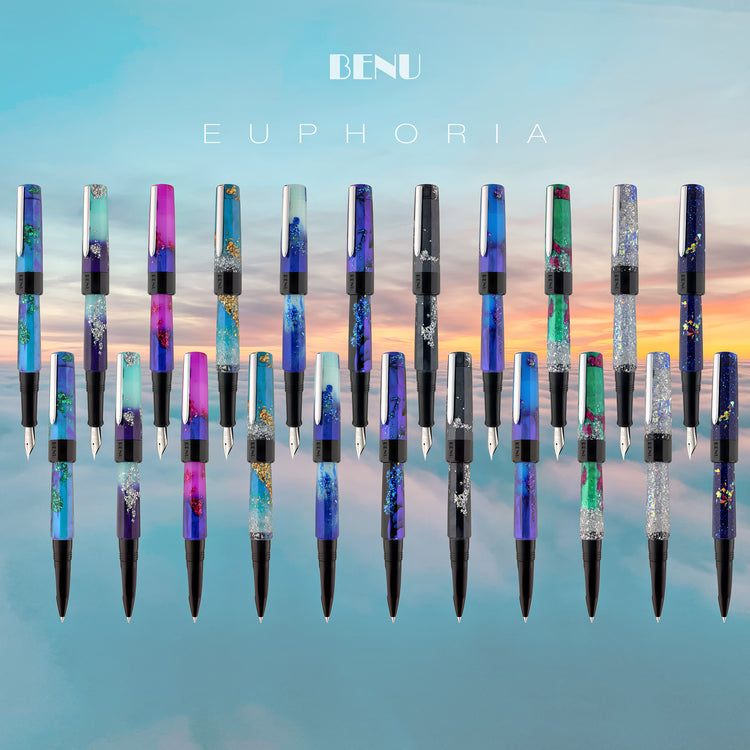 Benu Euphoria Fountain Pen in Big Wave Fountain Pen
