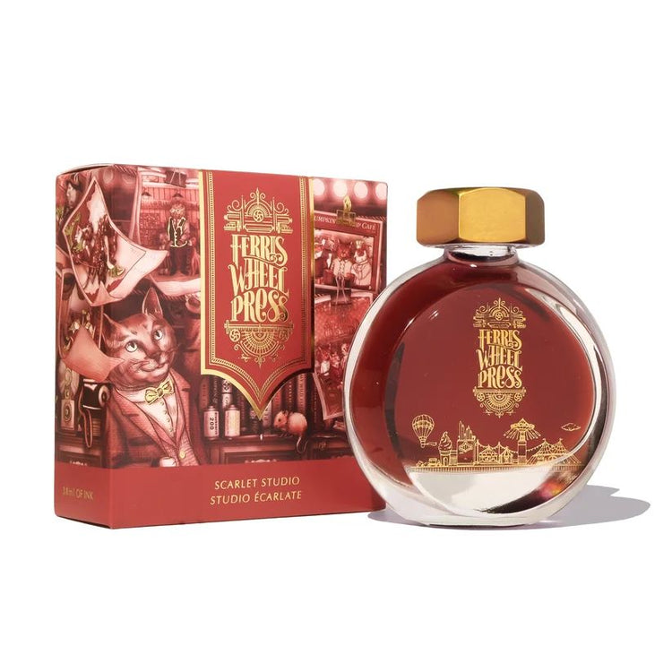 Ferris Wheel Press Bottled Ink in Scarlet Studio - 38 mL