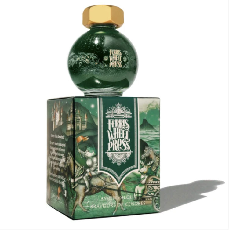 Ferris Wheel Press Ferritales The Book of Knight Series Bottled Ink in Ashen Valour