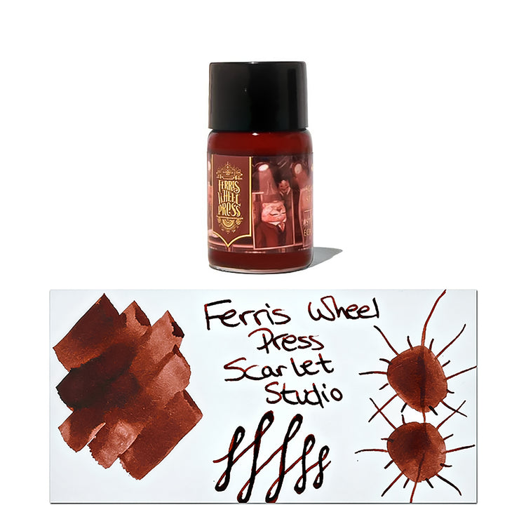 Ferris Wheel Press Bottled Ink in Scarlet Studio - 10 mL
