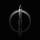 Nahvalur Eclipse Retractable Fountain Pen in Black with Silver Trim Fountain Pen