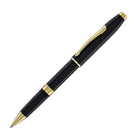 Cross Foundry Rollerball Pen in Glossy Black Lacquer with PVD Gold Appointments