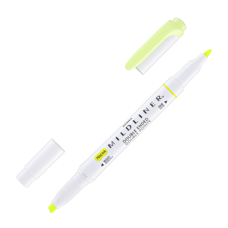 Zebra Mildliner Dual-Tip Highlighter in Yellow