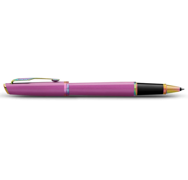 Parker Meridian Rollerball Pen in Grape Lacquer with Rainbow Trim