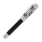 Parker Duofold Legacy of Flight Fountain Pen in Matte Black with Palladium Trim - 18K Gold