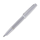 Diplomat Viper Fountain Pen in Silver Guilloche - Fine/Medium Nb