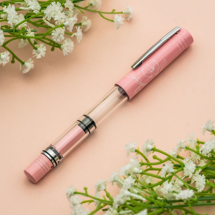 Monteverde MP1 Fountain Pen in Cherry Blossom with 15ml Bottled Ink