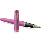 Parker Meridian Rollerball Pen in Grape Lacquer with Rainbow Trim