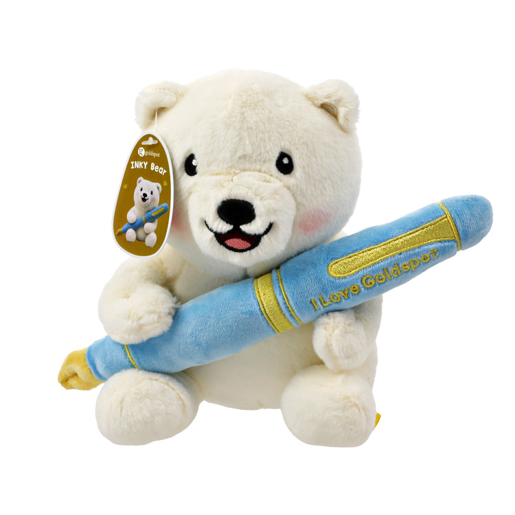 Goldspot Inky the Fountain Pen Bear Plush