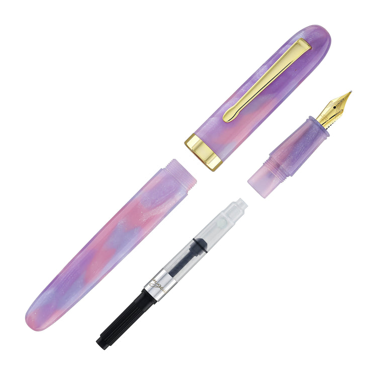 Wearingeul Preface Fountain Pen in A Dream Within a Dream with Gold Trim