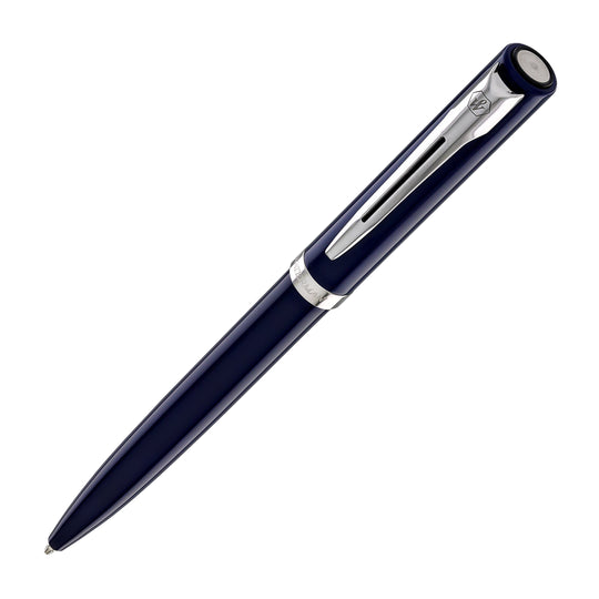 Waterman Impression Ballpoint Pen in Blue with Palladium Coated