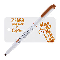 Zebra Mildliner Dual-Tip Highlighter in Copper