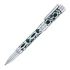 Conklin Endura Deco Crest Rollerball Pen in Green with Chrome Trim