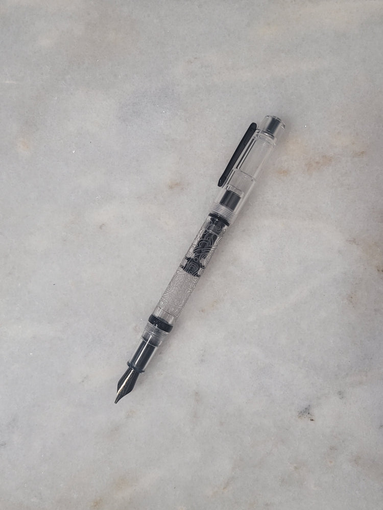 Misfit Item 0090 Nahvalur / Narwhal Original Fountain Pen in Peter Plume Limited Edition - 1.1mm Stub Nib