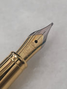 Misfit Item 0003 Laban Sanyu in Hand Fountain Pen Set in Gold - Broad Nib