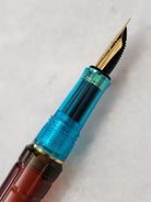 Misfit Item 0005 Benu Tessera Fountain Pen in Ribbon Turquoise - Fine