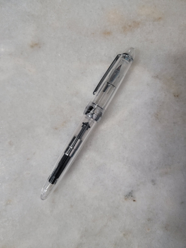 Misfit Item 0008 Monteverde Monza ID Fountain Pen Set in Clear - Flex Nib