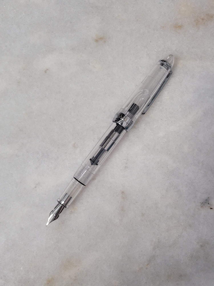 Misfit Item 0008 Monteverde Monza ID Fountain Pen Set in Clear - Flex Nib