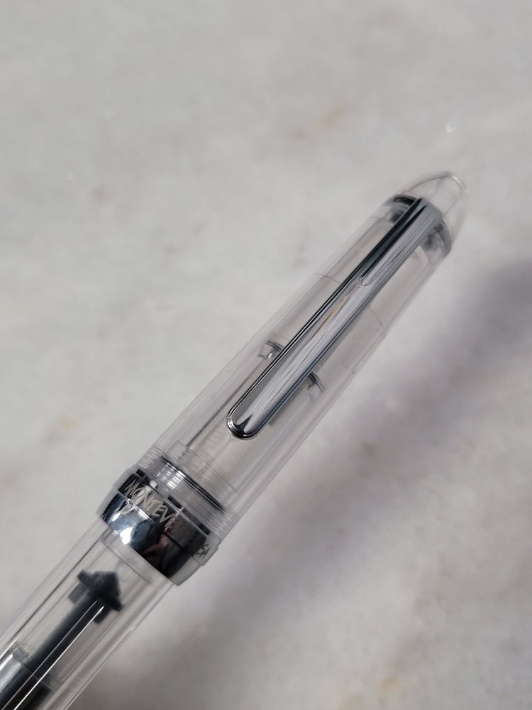 Misfit Item 0008 Monteverde Monza ID Fountain Pen Set in Clear - Flex Nib