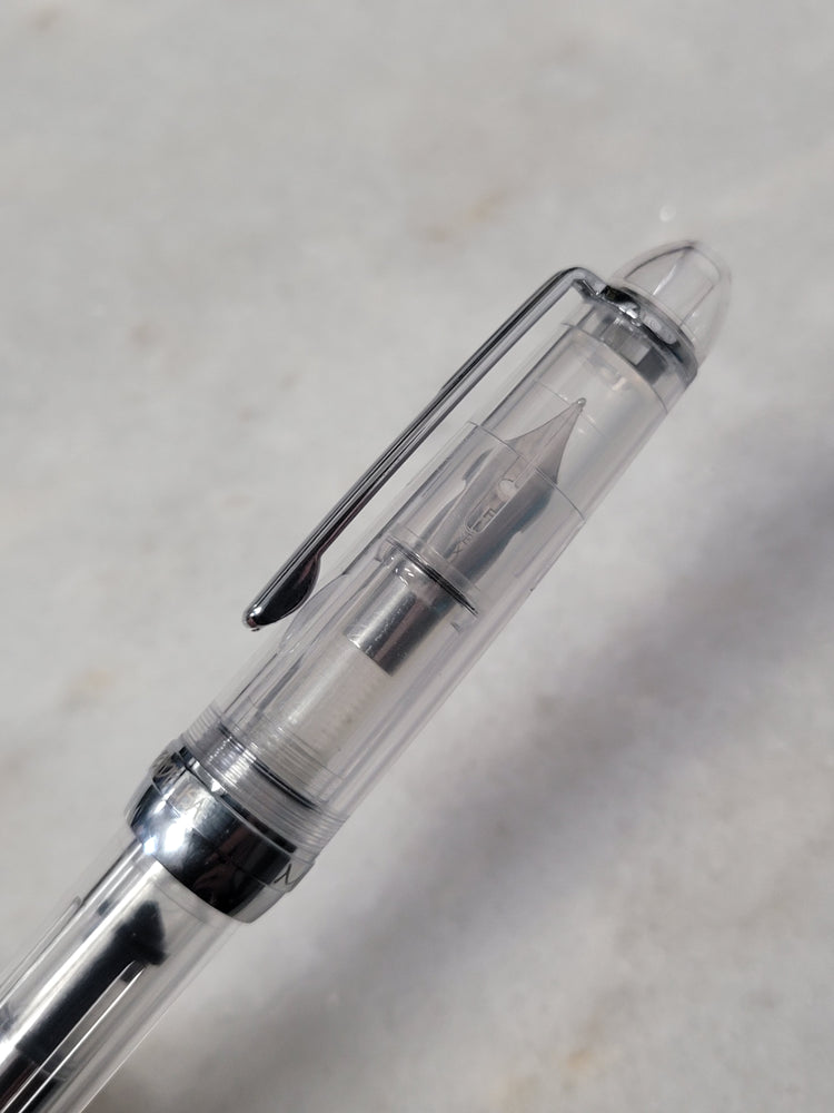 Misfit Item 0008 Monteverde Monza ID Fountain Pen Set in Clear - Flex Nib