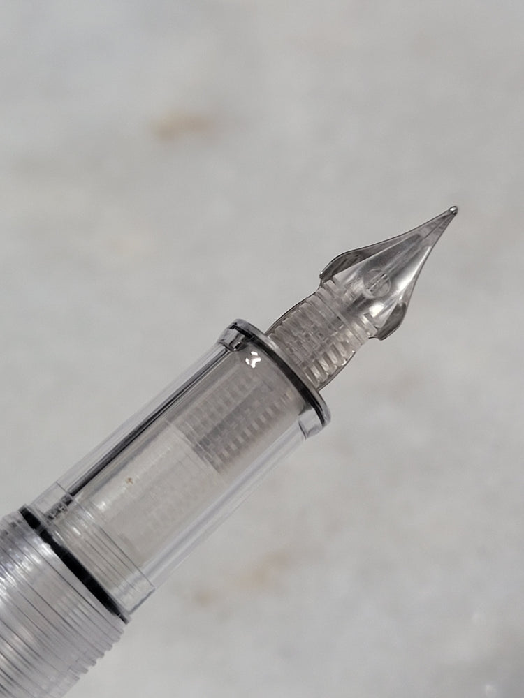 Misfit Item 0008 Monteverde Monza ID Fountain Pen Set in Clear - Flex Nib