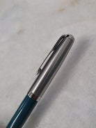 Misfit 0011 Parker 51 Fountain Pen in Teal with Chrome Trim - Fine Point