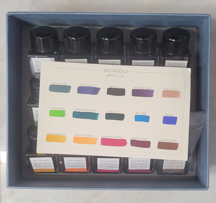 Misfit 0023 Scribo Fountain Pen 15 Mini Ink Set Limited Edition - 20mL