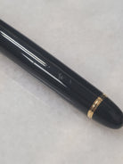 Misfit 0026 Pilot Custom 743 Fountain Pen in Black/Gold - 14K Soft Fine Medium Point